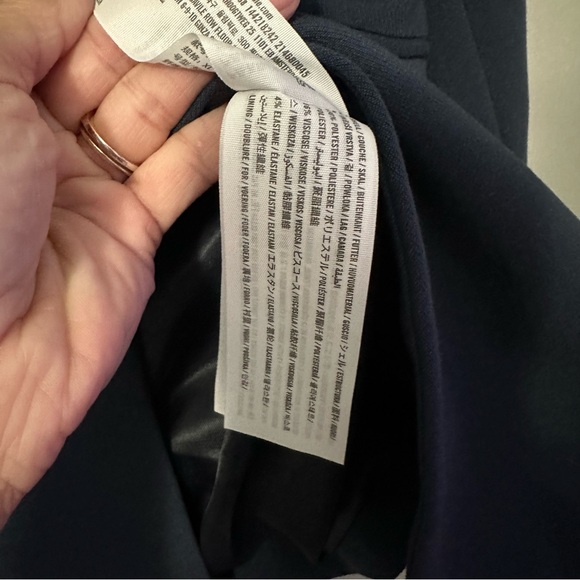 Abercrombie & Fitch Navy Blazer XL NWT Tailored Old Money Chic - Picture 11 of 14